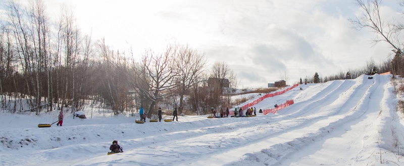 Mont Arthabaska - Tube sliding